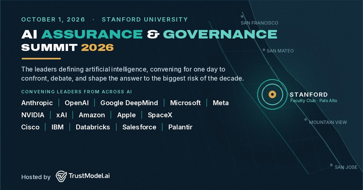 AI Assurance & Governance Summit 2026 — Stanford, Oct 1 | Hosted by ...
